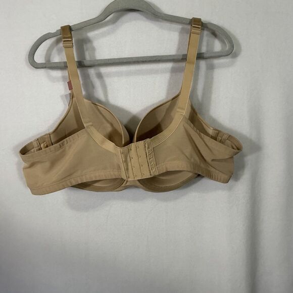 NEW Cacique Lane Bryant Nude Cafe Mocha Boost Underwire Balconette Bra Size 46C - Picture 2 of 9
